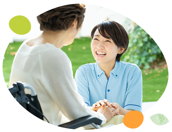京都の街でご自宅での安心した生活を私たちが支えます。